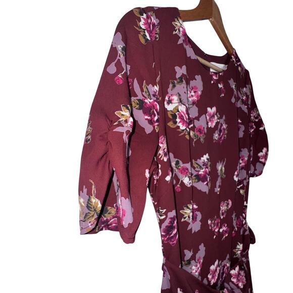 ASTR The Label XS Floral Wrap Front Mini Dress - Picture 6 of 9